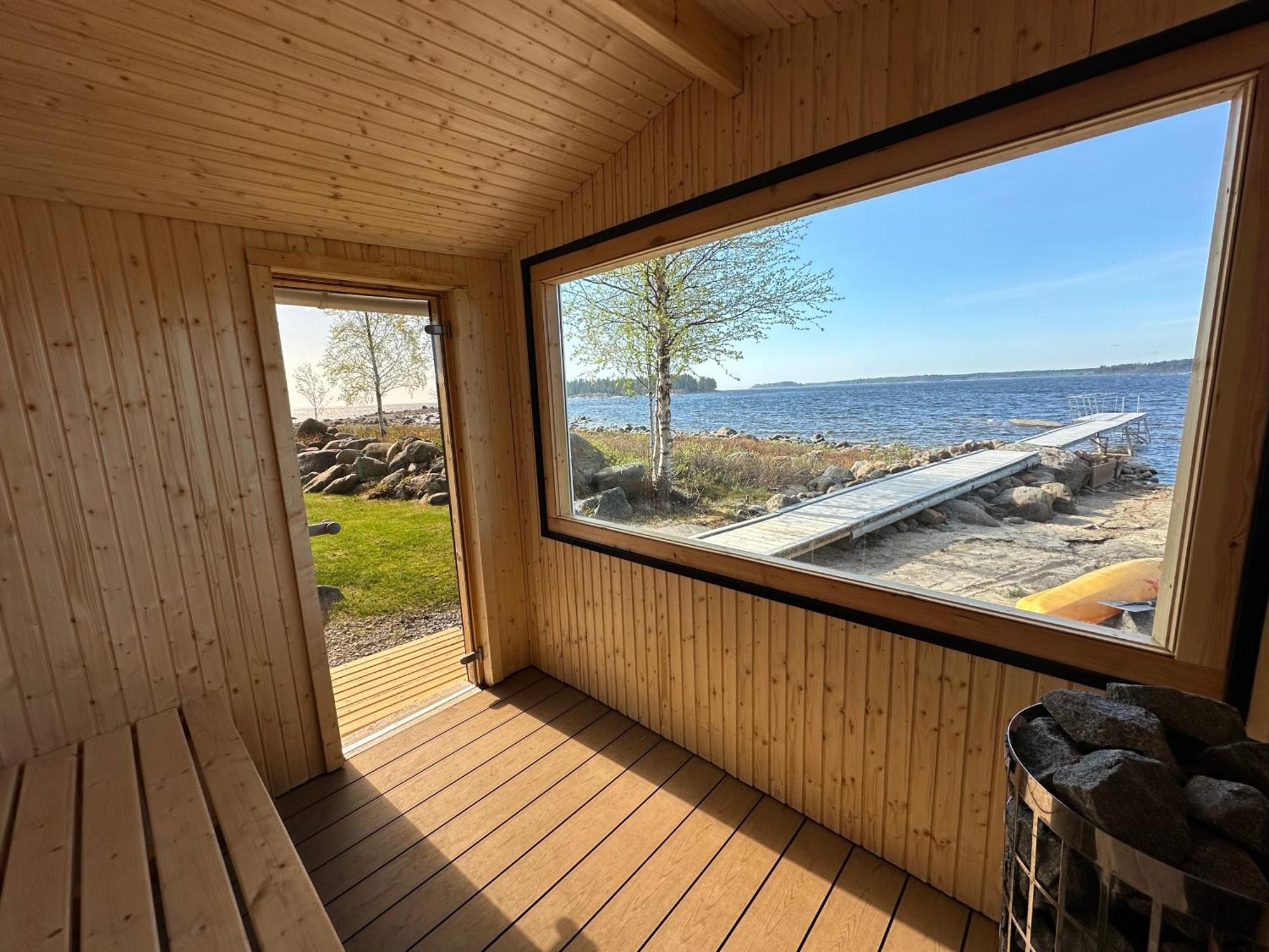 Stuga Med Havsutsikt Robertsfors Экстерьер фото